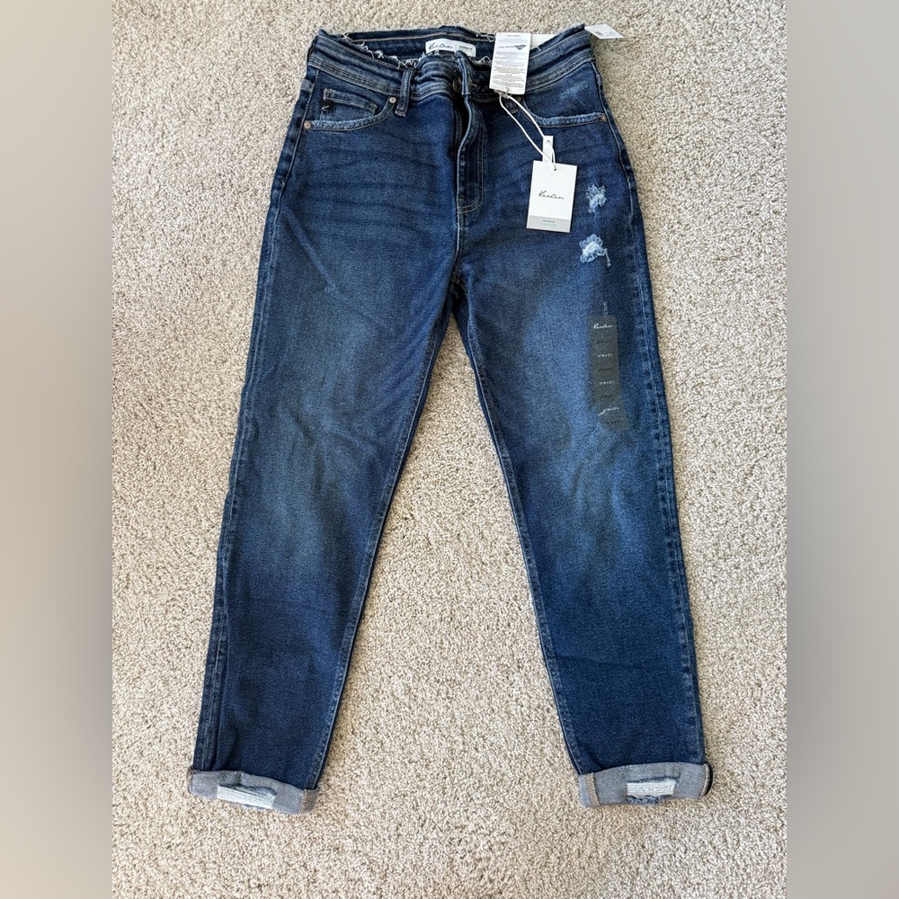 NWT high rise boyfriend kancan jeans